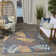 Lakesha Blue Rose Modern Rug