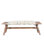 Banc d'appoint en bois de manguier Branford