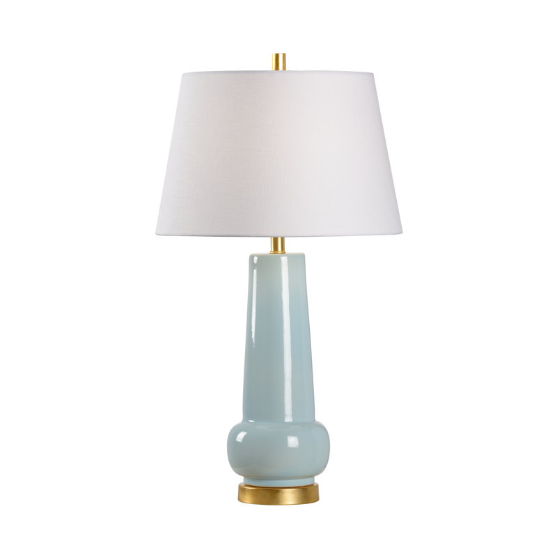 Sigrid Table Lamp, Blue Glaze