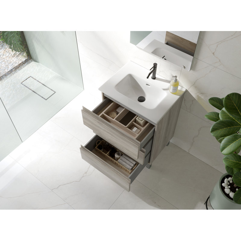 Bathroom Vanity Cabinet COSTA Collection by DAX, Gray