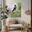 Purple Green Hummingbird Colorful Vibrant Abstract Hummingbird Bird Nature Tropical Wall Art Print by Jimmy Hoffman - Print-844963577