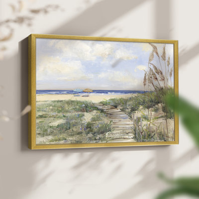 Summer Seas -Framed Print - Restickable