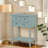 Console Table With 3 Drawers And Bottom Shelf-781777145