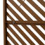 Panneaux de clôture 76 "H48" l 76 "- métal, brun pour les espaces extérieurs et intérieurs terrasse, patio, balcon, pelouse, jardin Ps113-131140612-131140617