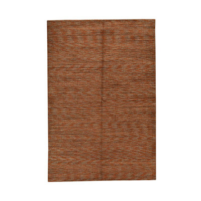 Tapis rouille / beige de haute qualité