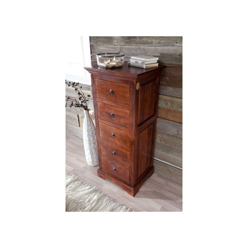 Oxford Solid Wood 50 cm W Chest of 5 Drawers