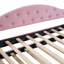 Lit de jour simple rembourré capitonné avec couchette, canapé-lit en velours avec ports USB et ports de charge de type C, aucun sommier nécessaire-1998060373