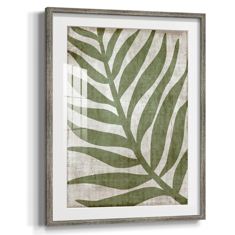 «Melon Litme IV», reproduction encadrée, Papier encadré argent vieilli, Blanc