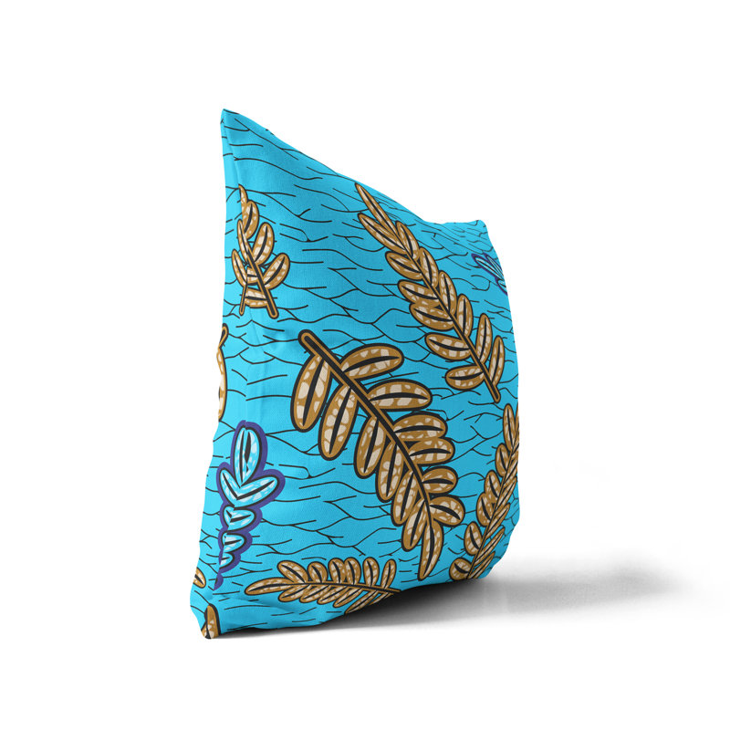 Coussin décoratif intérieur en coton Hunter, 20 po X 20 po