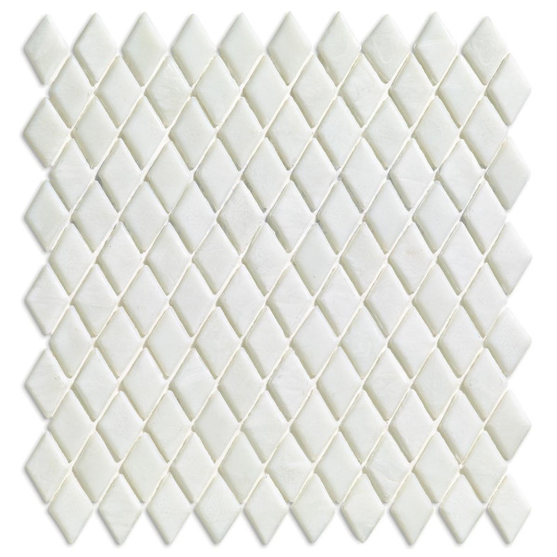 Zirconio 7/8" x 1-5/8" Diamond Glass Mosaic