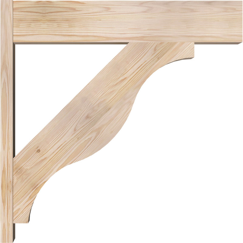 Funston Block Outlooker, 32" D x 32" H, 7 1/2" W Douglas Fir (Smooth)