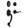 Logan Complete Inactive Logan Dummy Handleset with Lever and Rosette