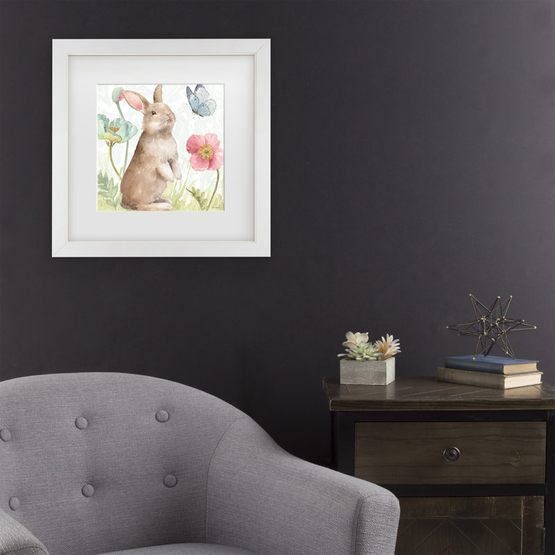 «Lisa Softies Bunnies II» par Lisa Audit, H 13 po x l 13 po x P 0,75 po, Blanc
