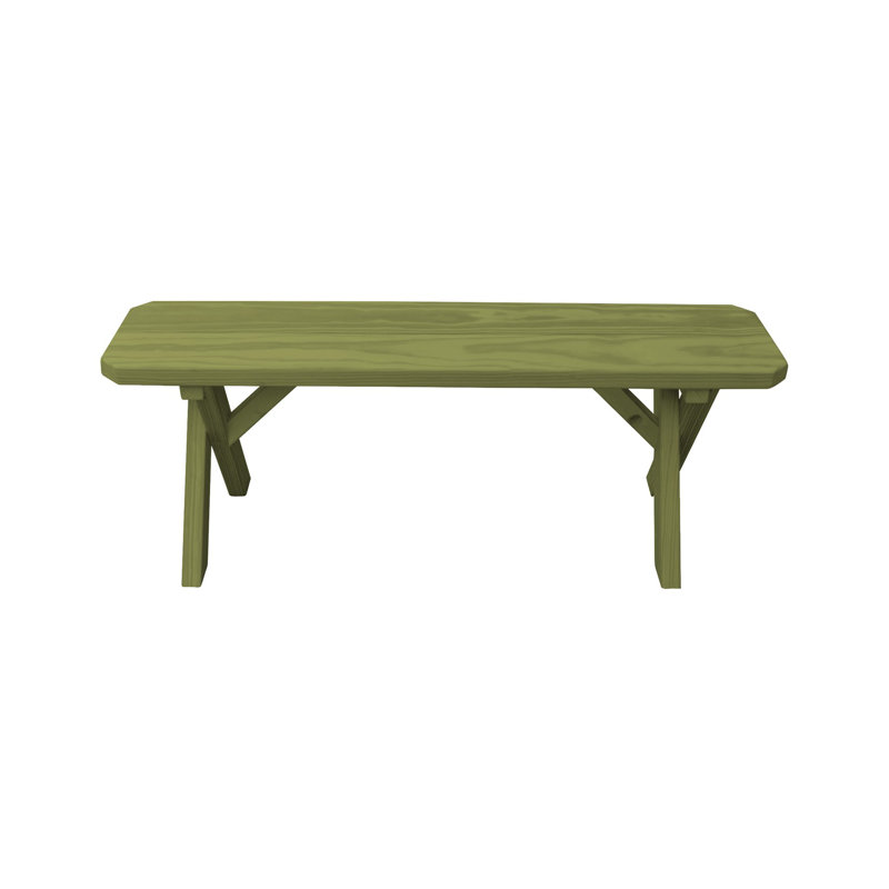 Banc de pique-nique en bois Sempronius, Teinte tilleul