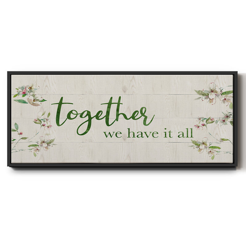 Together- Framed Canvas