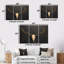 «White Antler Glow Accented with Gold» - ensemble d'art mural crâne-1587907705-1587907704-1587907684
