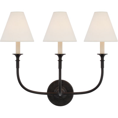 Thomas OBrien Piaf Triple Sconce