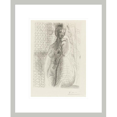«Sived Nude» par Pablo Picasso, impression giclée sur cadre
