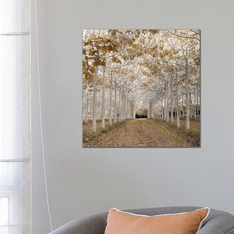Print, Brown Framed, 93.98 cm H x 93.98 cm W x 4.445 cm D