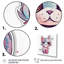 Illustration d'un chat chaton rose sur toile-187089971-187090117