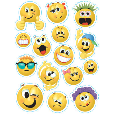 Emoticons accroché à la fenêtre