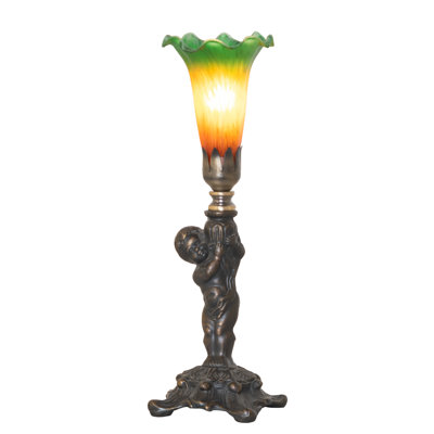 Mini-lampe chérubin 12 po Tiffany Pond
