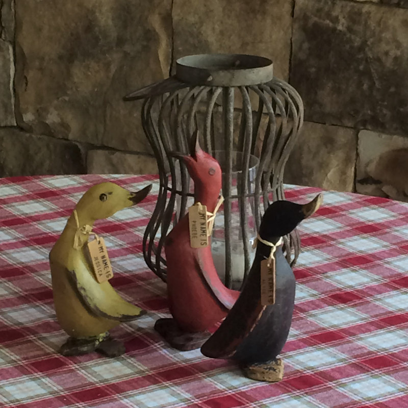 Ensemble de 3 figurines de bébé canard