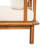 Tuscara Patio Acacia Wood Loveseat with Water-Repellent Cushions