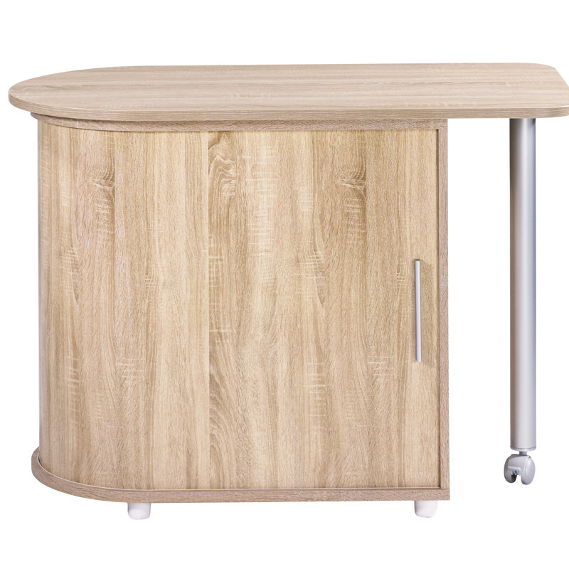 Oval Writing Desk, Oak
