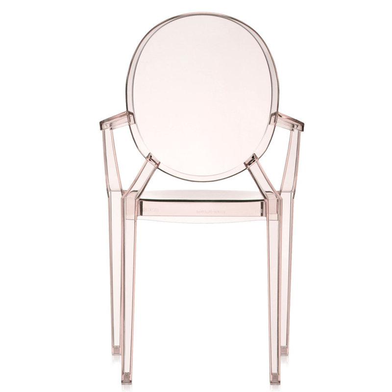 Louis Ghost Outdoor Dining Armchair, Orange