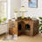 Fayiz Corner Manufactured Wood Hidden Litter Box Enclosure-1310570892