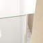 Porte de douche, cadre en aluminium, demi-cadre, film en verre trempé antidéflagrant de 1/4 po (6 mm)-118574971
