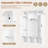 Modern All-In-One Hall Tree With Adjustable Shelves, Classic Arched Farmhouse Storage Bench With Dual Side Cabinets, Elegant Entryway Organizer With 7 Hooks For Mudroom, Hallway-217243344