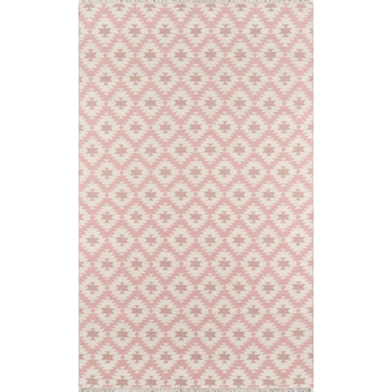 Thompson Wool Geometric Area Rug, Rectangle 5' x 7'6"