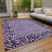 Machine Washable Indoor/Outdoor Claudian ACN1230 Purple Rug-103710702