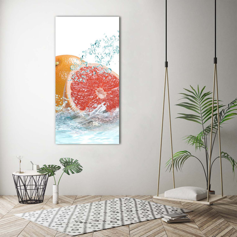 Grapefruit - Wrapped Canvas Print