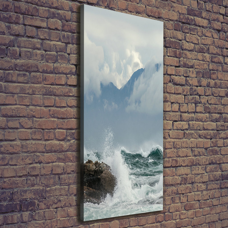 Rough Sea - Wrapped Canvas Print