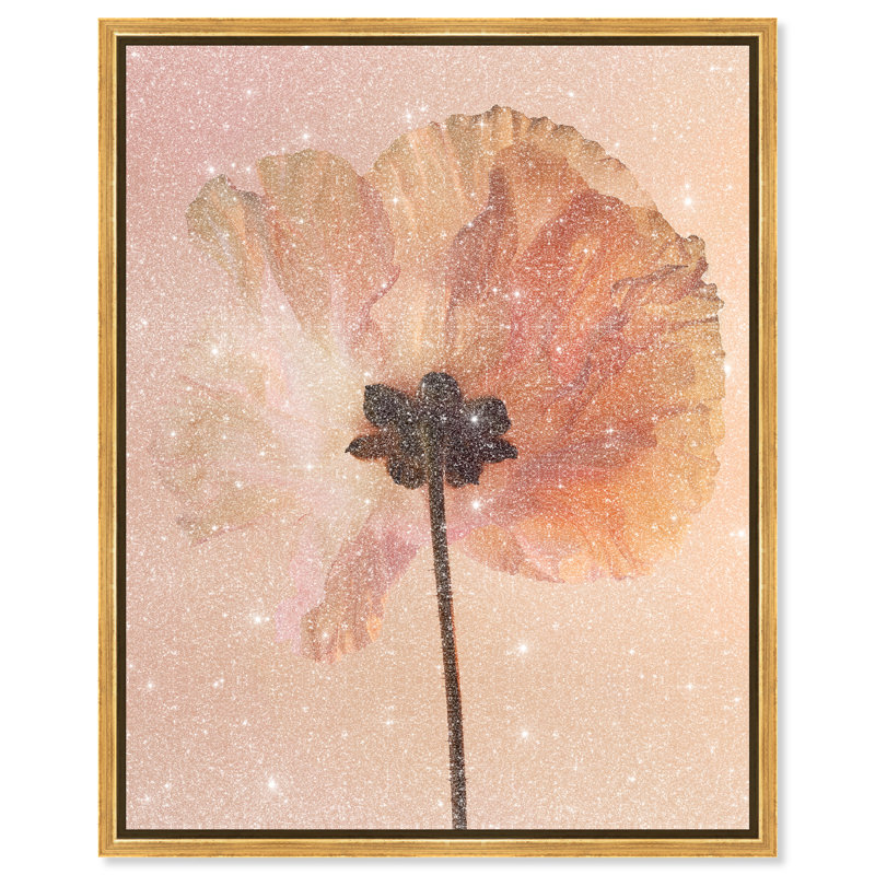 Amber Radiance II Print by Oliver Gal, 37"H x 46"W, Gold Floater Frame