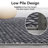 Modern Farmhouse Anti-Slip Area Rug Washable Non-Shedding Braided Print Throw Rug Foldable Low Pile Soft Indoor Accent Rug for Playroom Office Bedroom Living Room-1538670958
