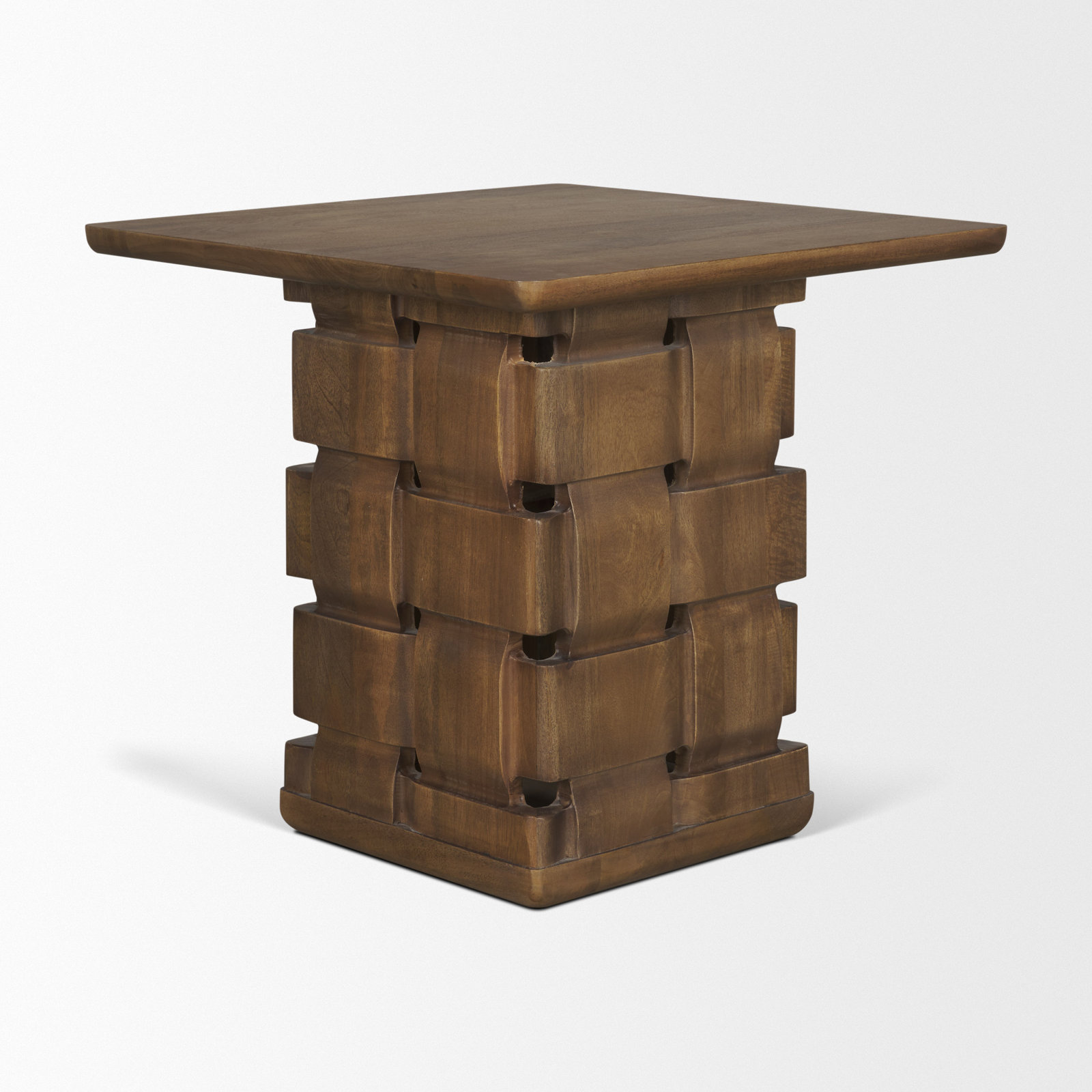 Niya 22" Mango End Table, Gray