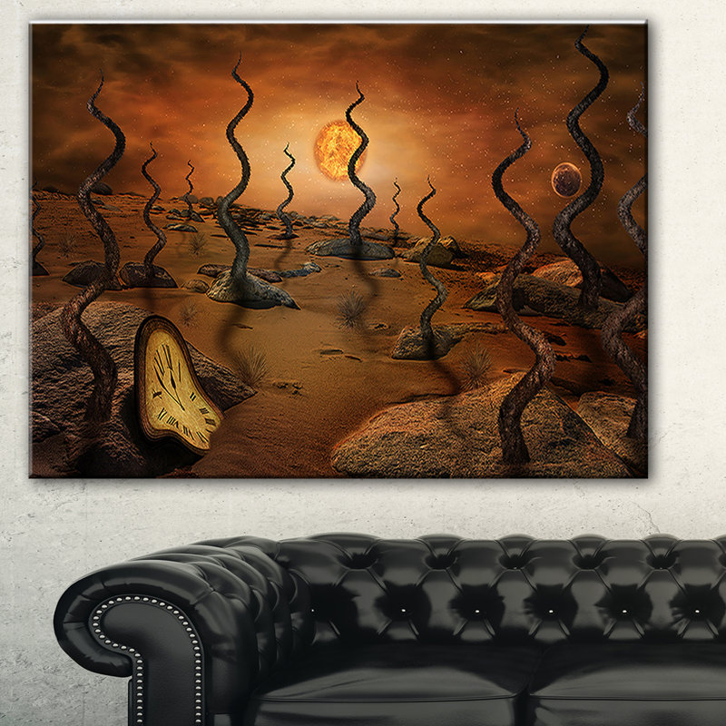 «Look to future», reproduction d'impression sur toile tendue, H 12 po x l 20 po x P 1 po, Toile tendue