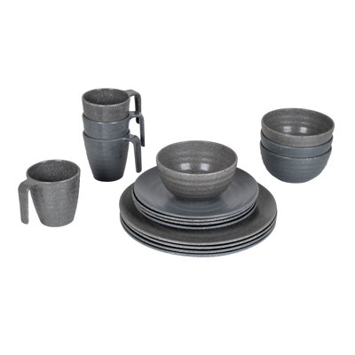 Murphey Piece Melamine Dinnerware Set - Service for 4