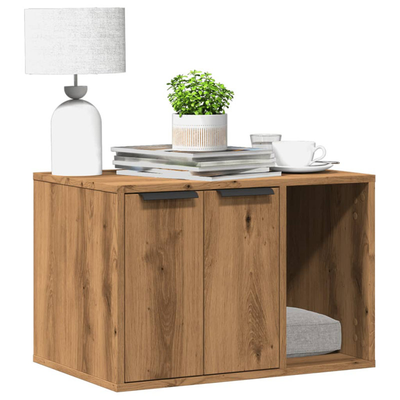 Engineered Wood Stocking Holder, Artisian Oak