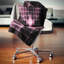 «Pink Bat Outline on Radar» - coussin imprimé abstrait-30616328-30616332