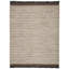 Tapis blanc / noir en jute tissé à la main Coshointon-1936524731