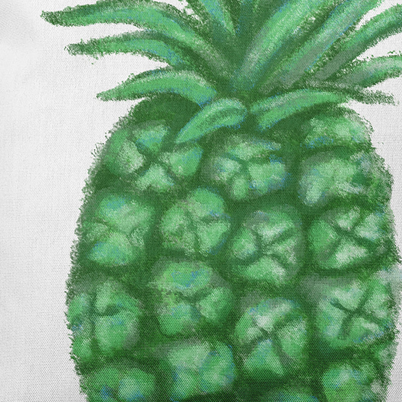 Decorative Pineapple Square Pillow Cover & Insert, 16" H x 16" W