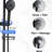 Matte Black Shower With 10" Rainfall Head And Handheld Globule System Gathering