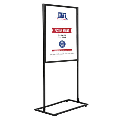 Porte-affiche sur pied à double face