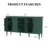 Gurbachan 59-in Vintage four-door cabinet with open shelves-104823392