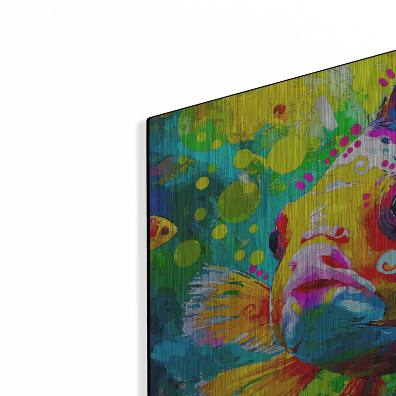 Art mural en métal Winston Porter, H 12 po x l 16 po